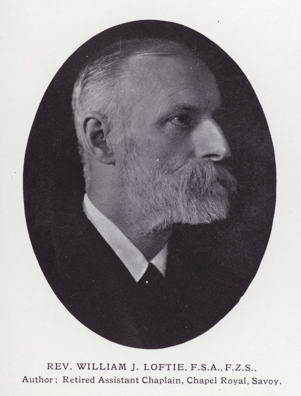 Prominent Men of London: Rev William J Loftie (s/v foto) av English Photographer