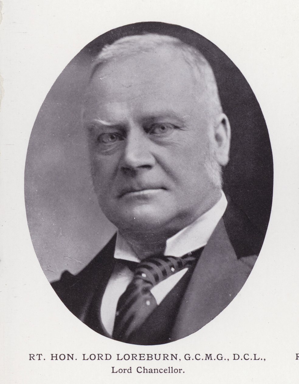 Prominent Men of London: Rt Hon Lord Loreburn (s/v foto) av English Photographer