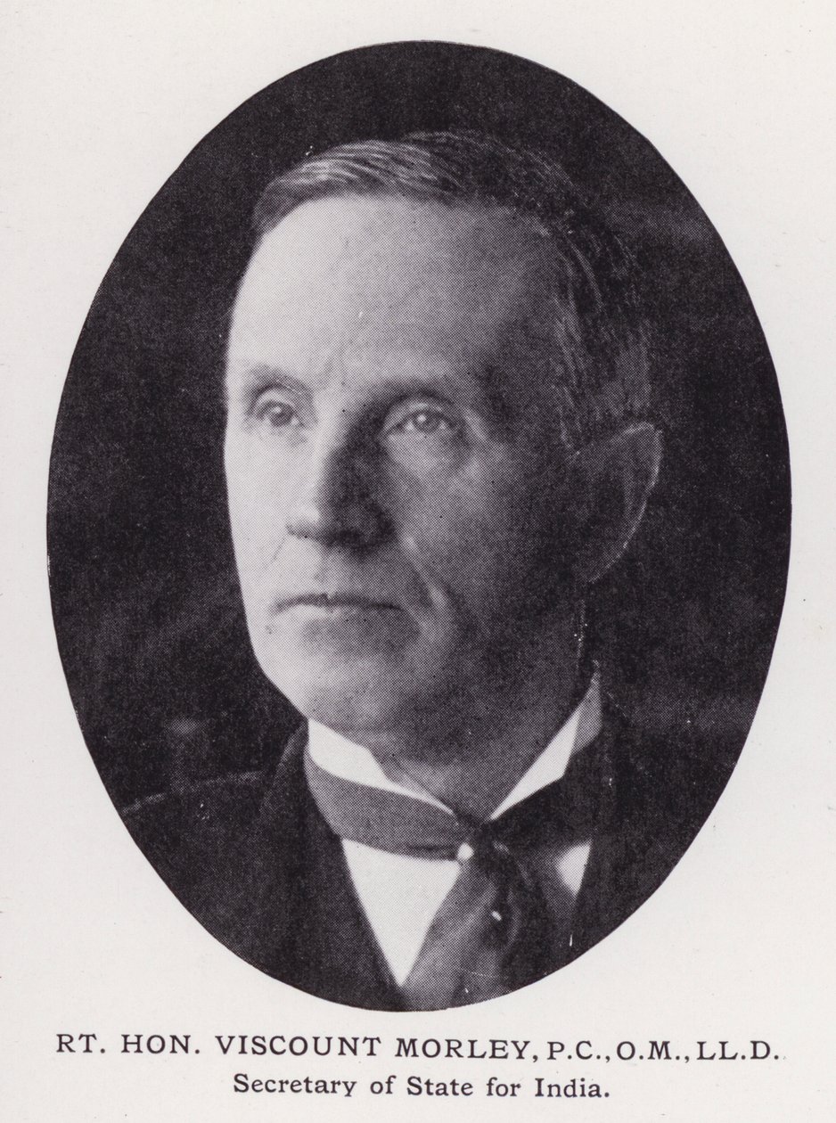 Prominent Men of London: Rt Hon Viscount Morely (s/v foto) av English Photographer
