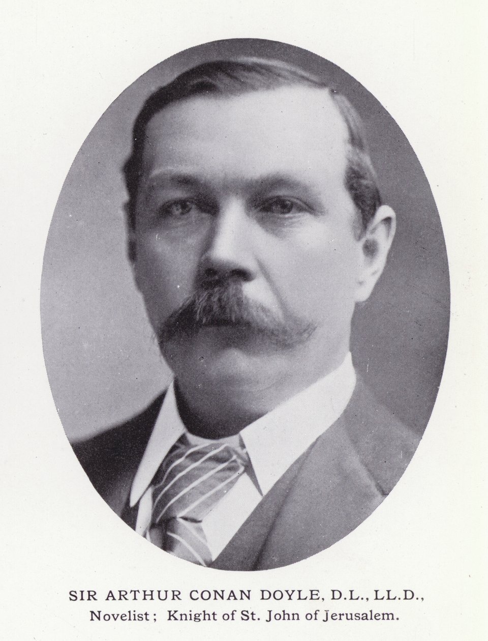 Prominent Men of London: Sir Arthur Conan Doyle (s/v foto) av English Photographer