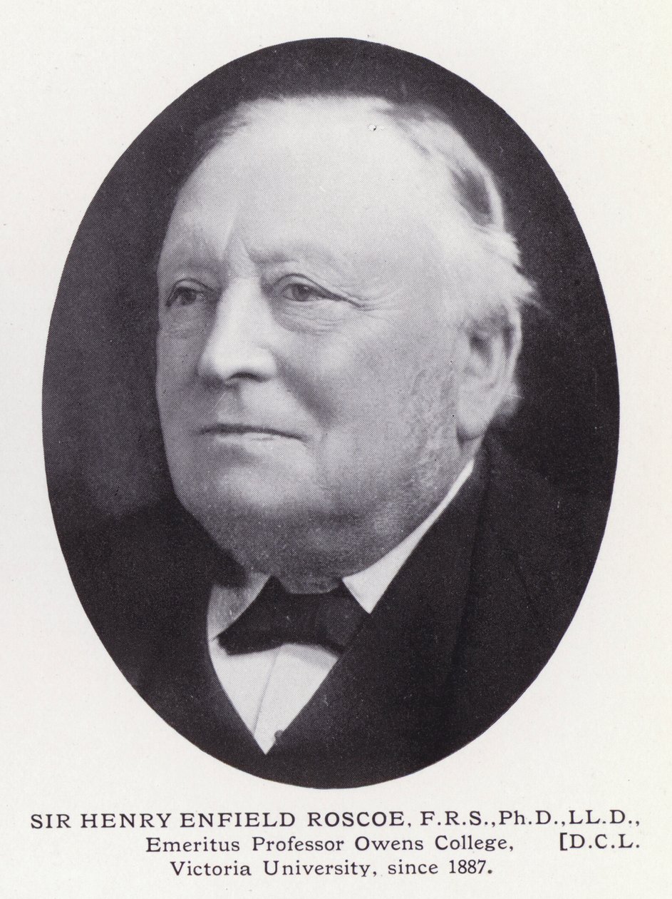 Prominent Men of London: Sir Henry Enfield Roscoe (s/v foto) av English Photographer