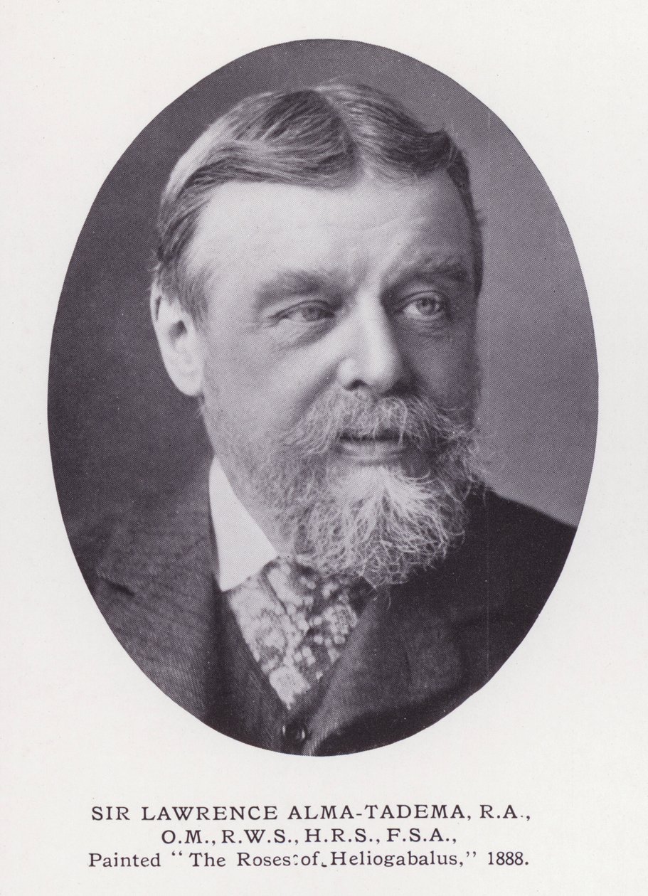 Prominent Men of London: Sir Lawrence Alma-Tadema (s/v foto) av English Photographer