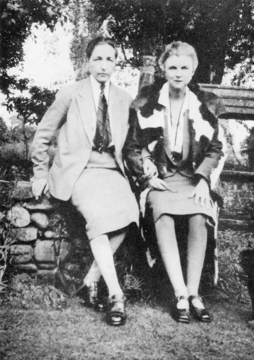 Radclyffe Hall och Una Vincenzo av English Photographer