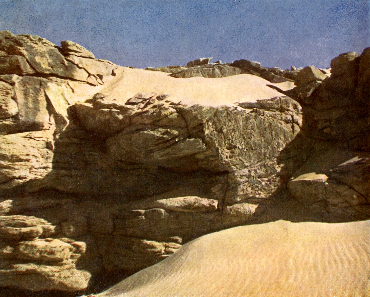 Klippvägg i Sahara, Egypten av English Photographer