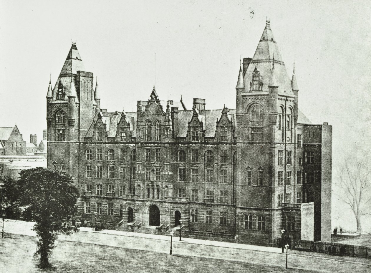 Royal College of Music: exteriör, 1894 av English Photographer