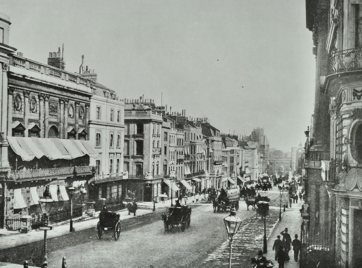 Saint Jamess Street, Westminster LB: blickar söderut, 1896 av English Photographer