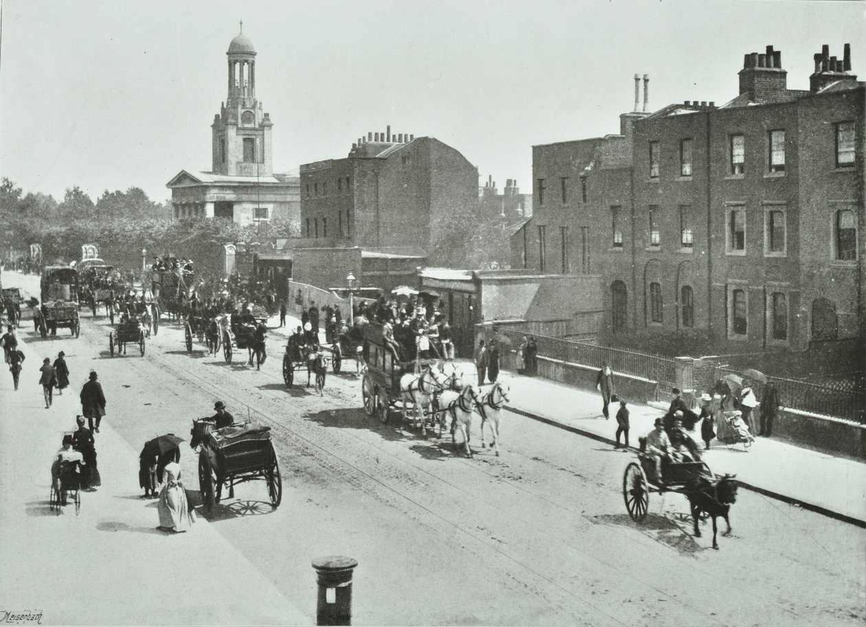Saint Marks, Clapham Road: vid Kennington Road, 1894 av English Photographer