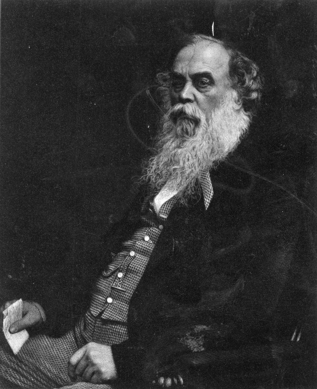 Sir Titus Salt, graverad av William Holl av English Photographer