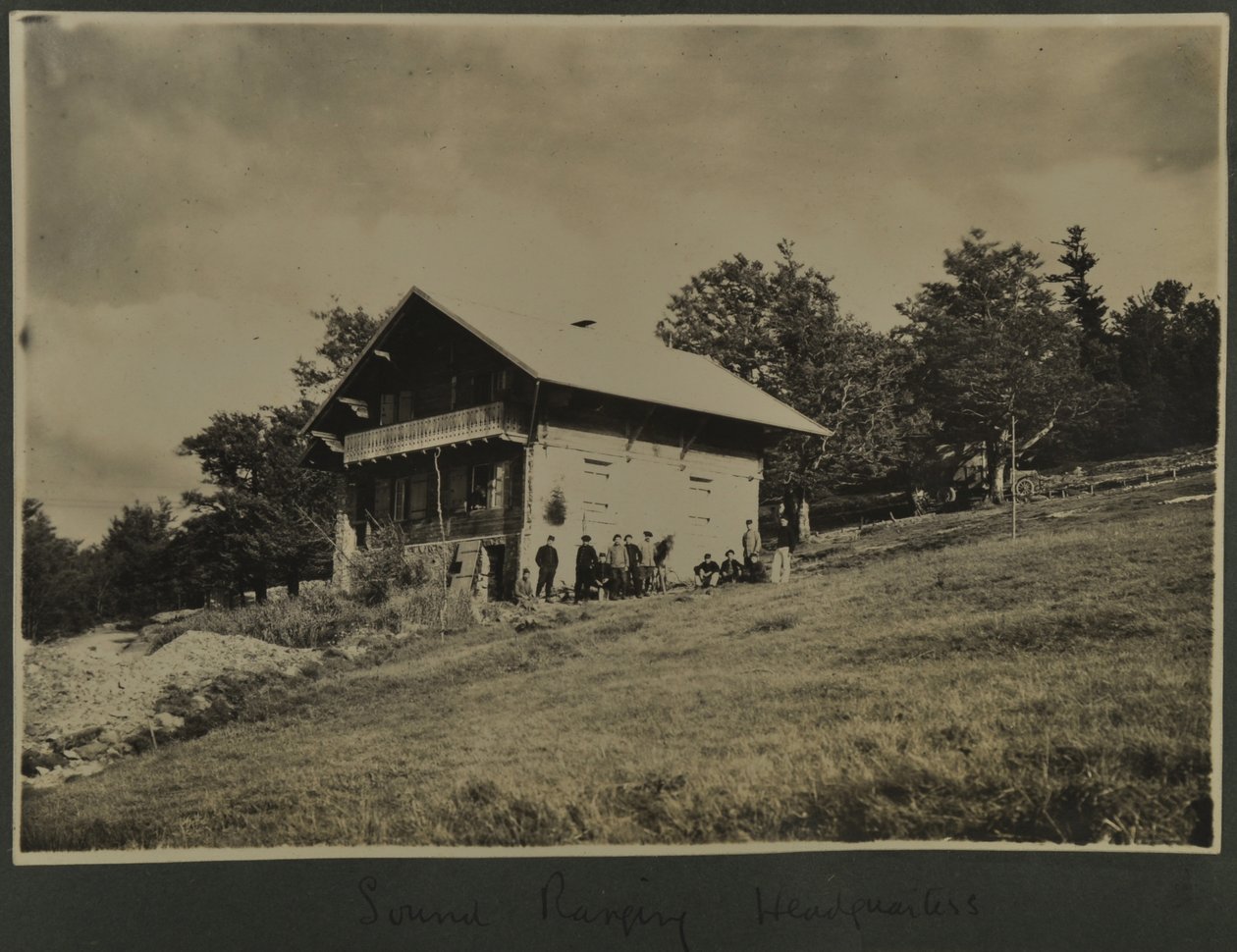 Sound Ranging högkvarter, 1915-18 av English Photographer