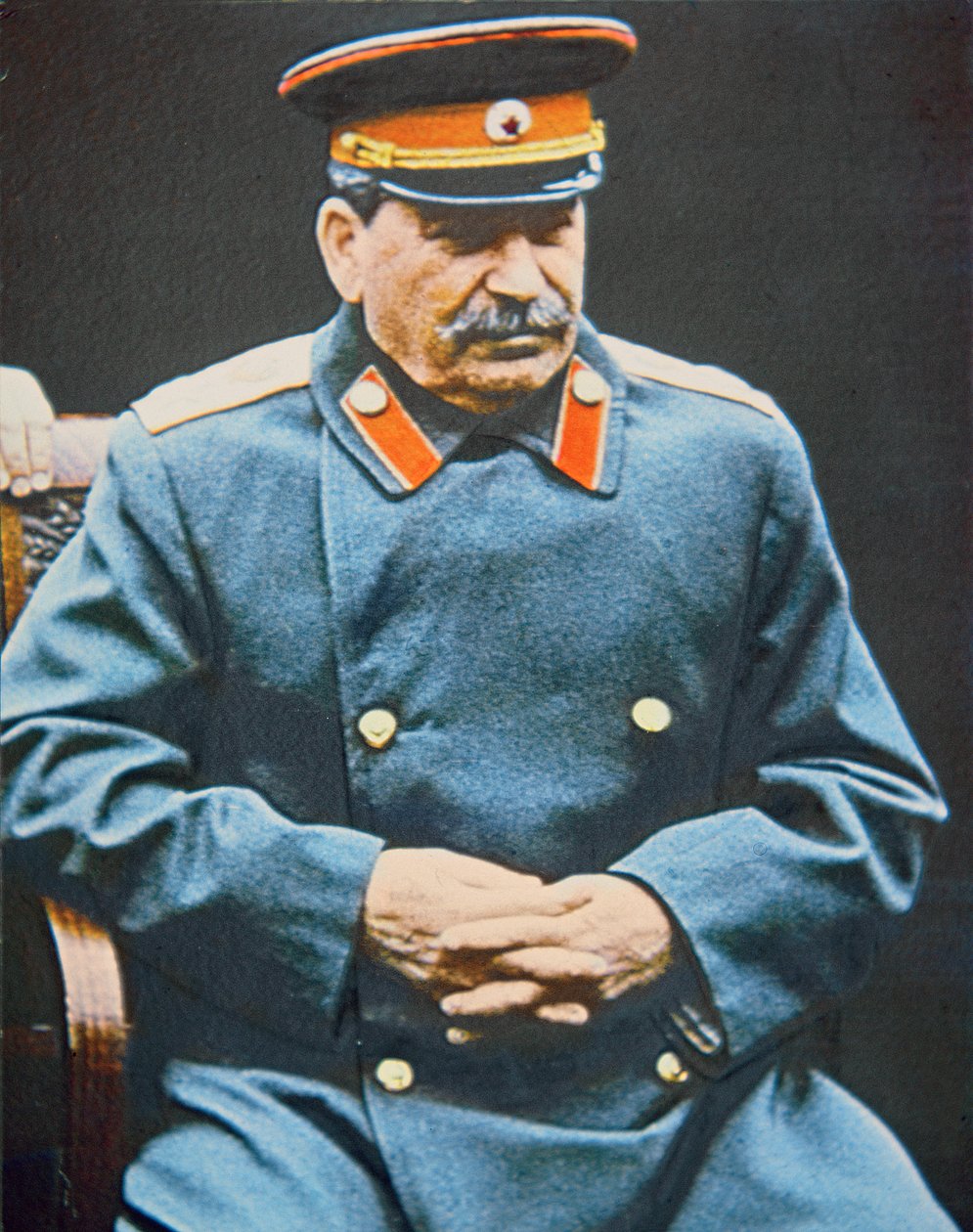 Stalin vid Jaltakonferensen, februari 1945 (foto) av English Photographer