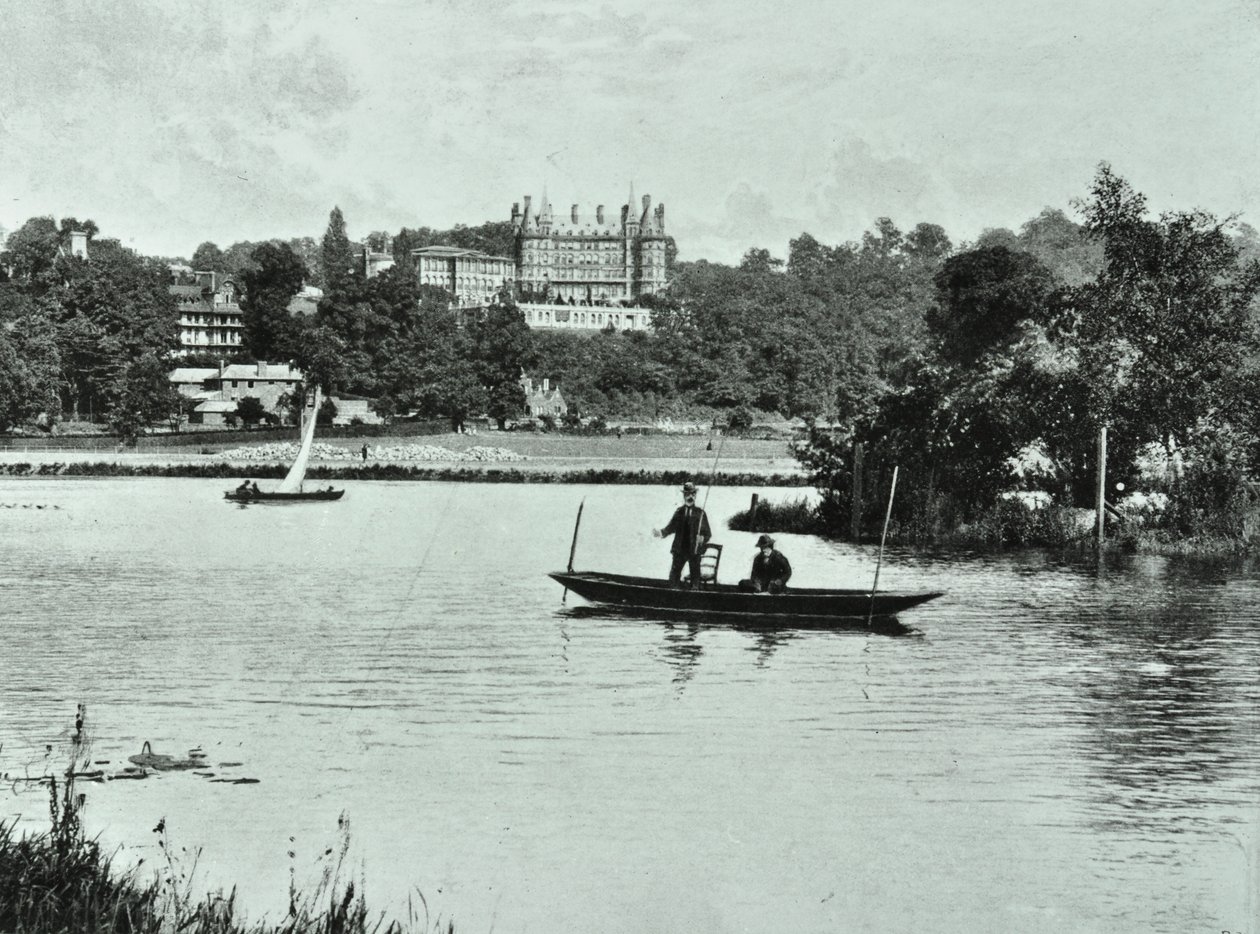Star And strumpebandshem, Richmond Hill, Richmond: allmän bild, 1895 av English Photographer