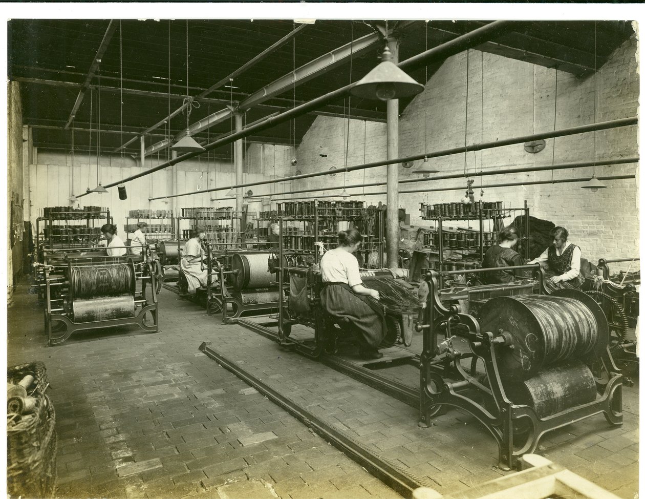 Gobelängmiljö, Hughes fabrik nr 2, 1923 av English Photographer