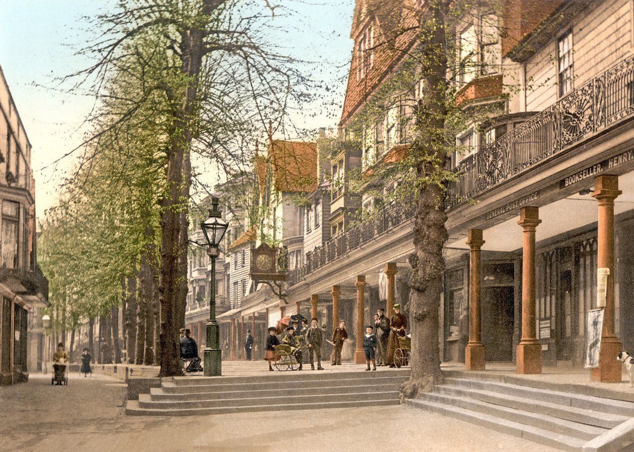 Pantiles i Tunbridge Wells, 1890-1900 av English Photographer