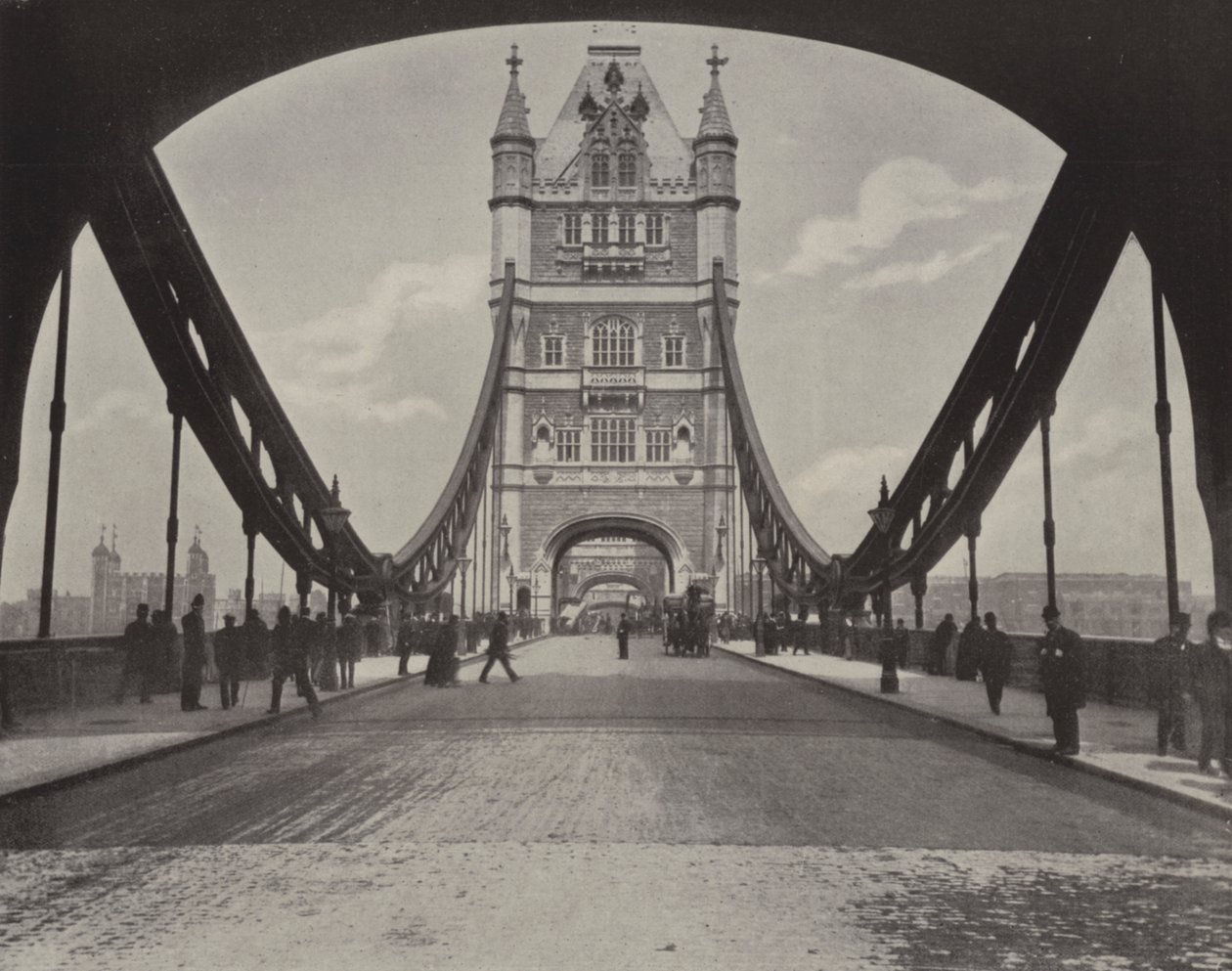 Tower Bridge (svartvitt foto) av English Photographer