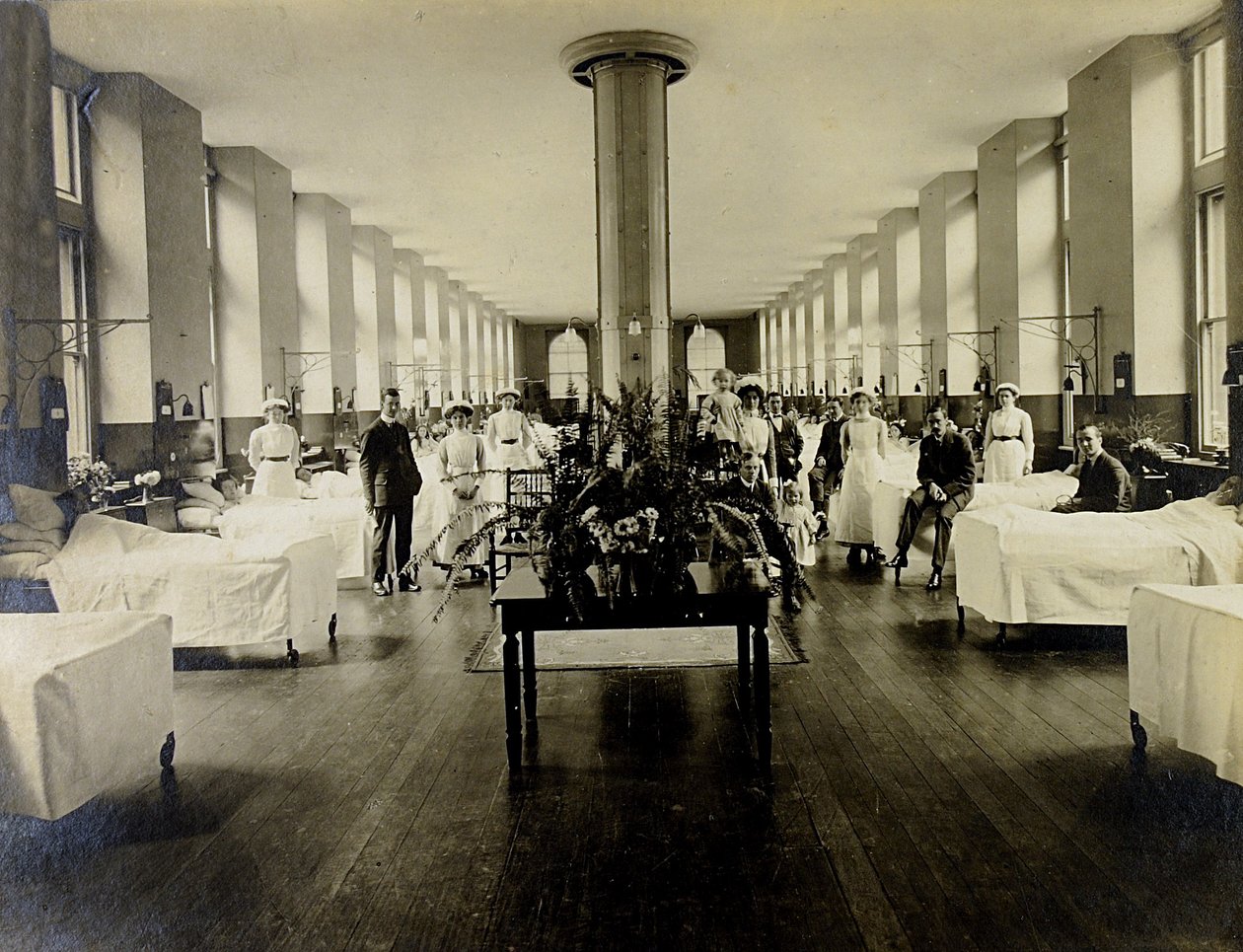 Victoria-avdelningen vid St. Thomas Hospital, London, ca 1900 av English Photographer