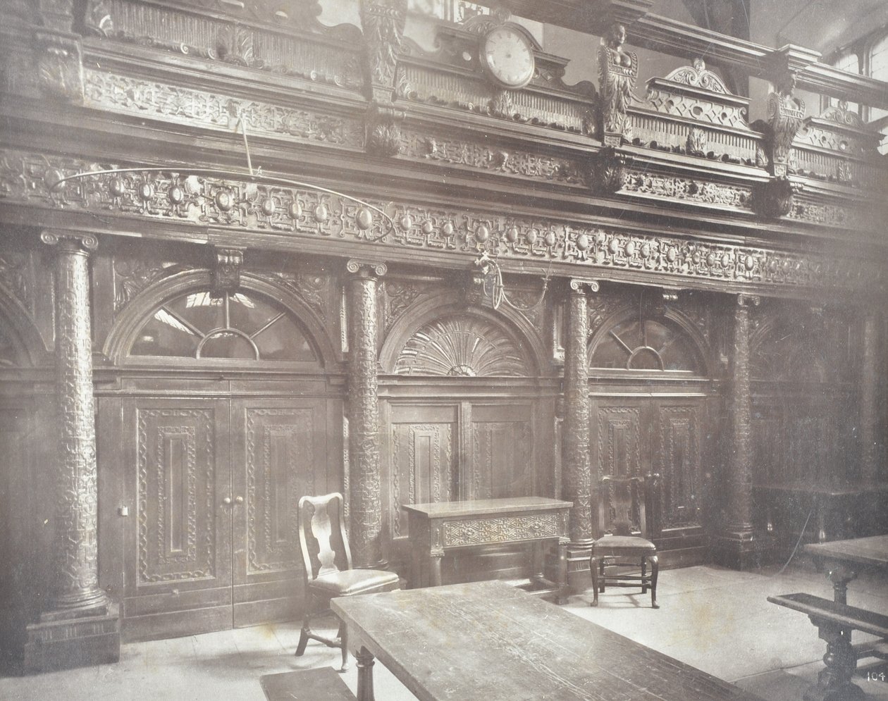 Utsikt över Grays Inn Hall, London, 1885 av English Photographer