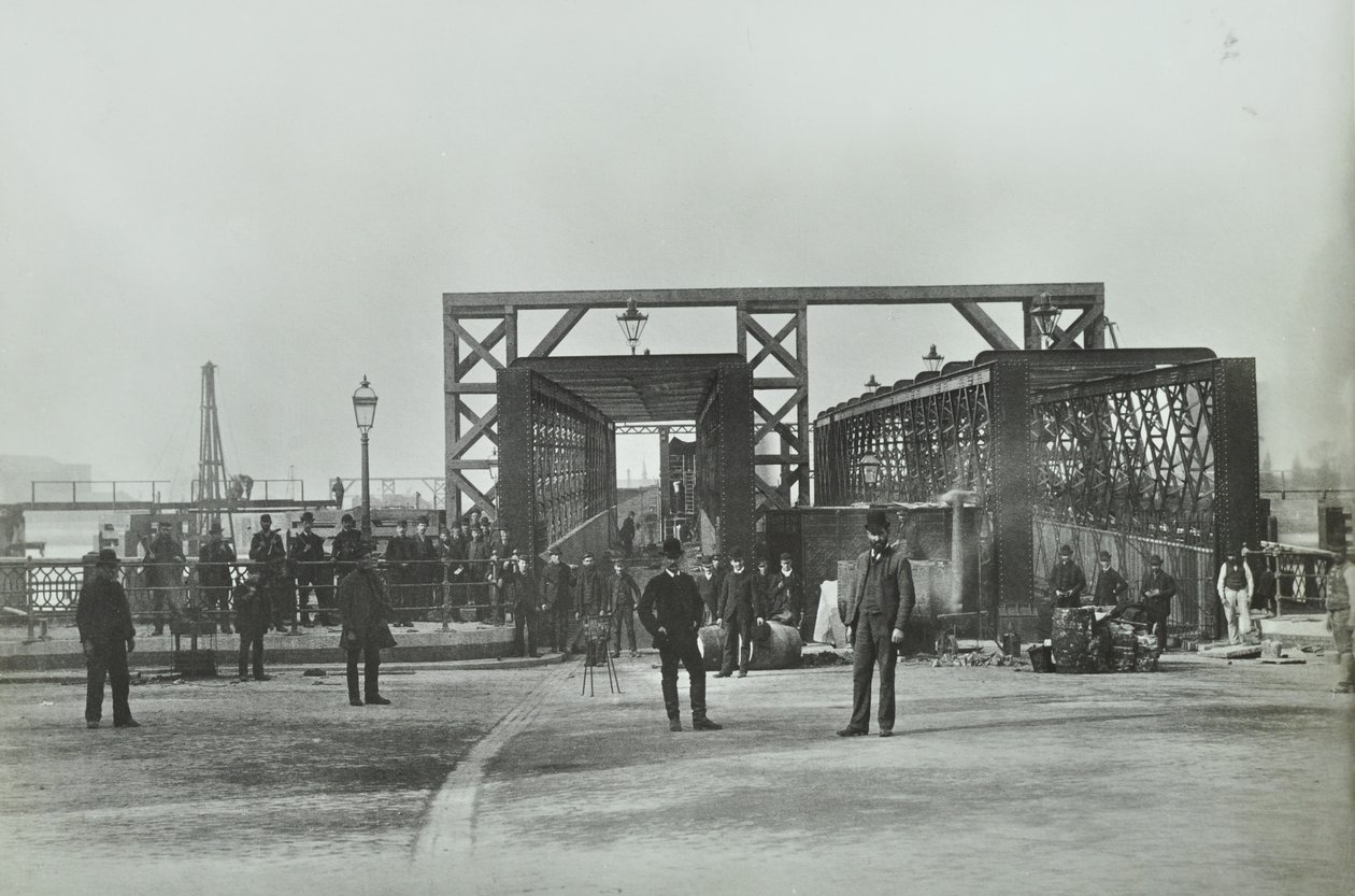 Utsikt över Woolwich Ferry, 1889 av English Photographer