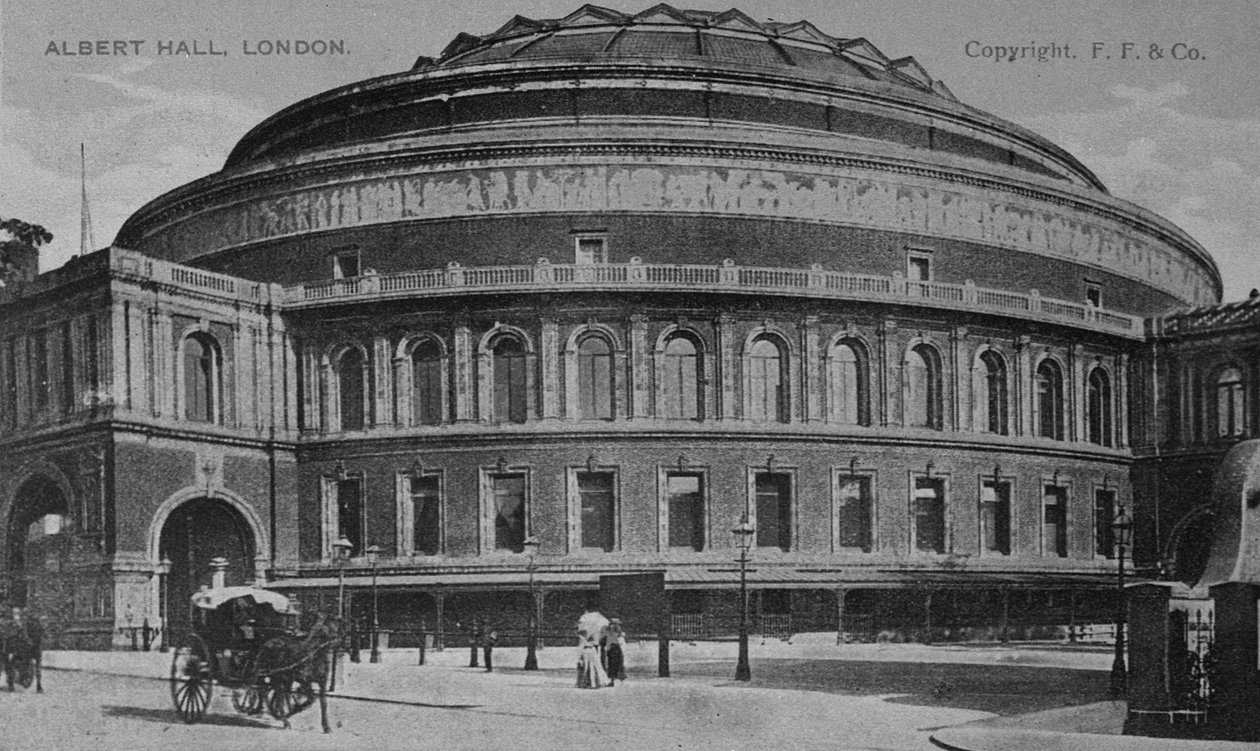 Utsikt över Albert Hall, ca 1900 av English Photographer
