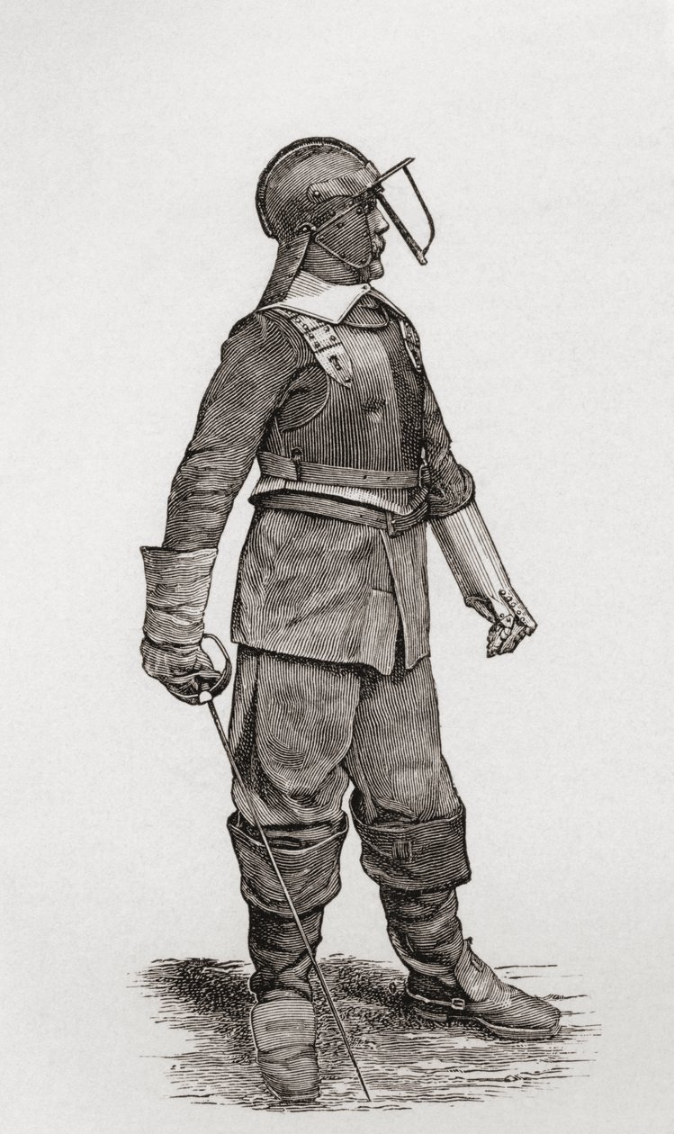 A Light Horseman från Oliver Cromwells tid, från 
