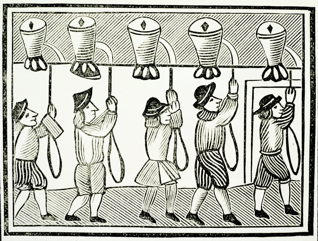 A Peal of Church Bells, från en samling pamfletter om esoterica, ca 1500-talet av English School