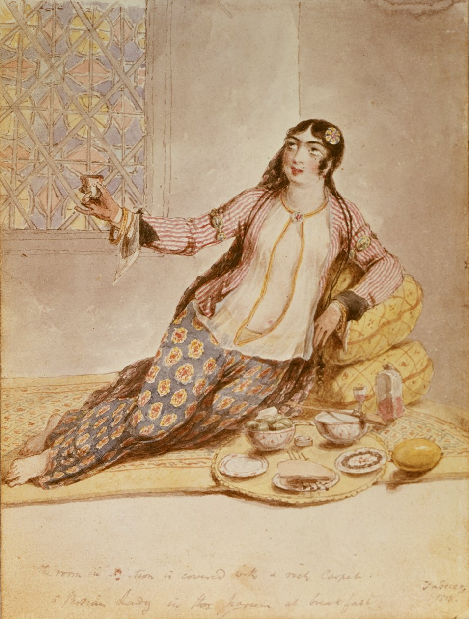A Persian Lady, från Sir Robert Ker Porters 