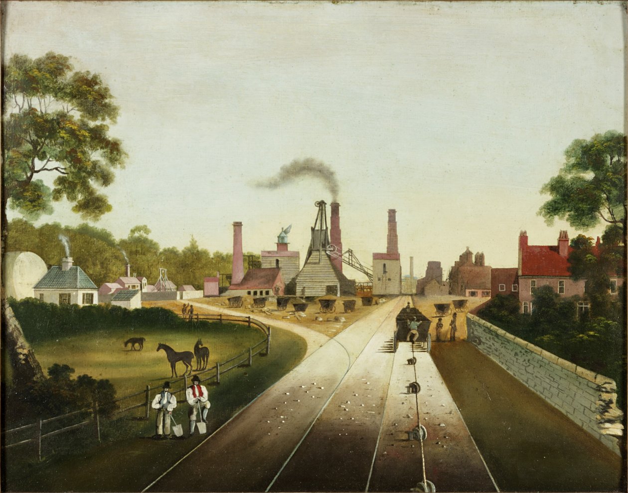 "A" Pit, Backworth, ca 1823-67 av English School