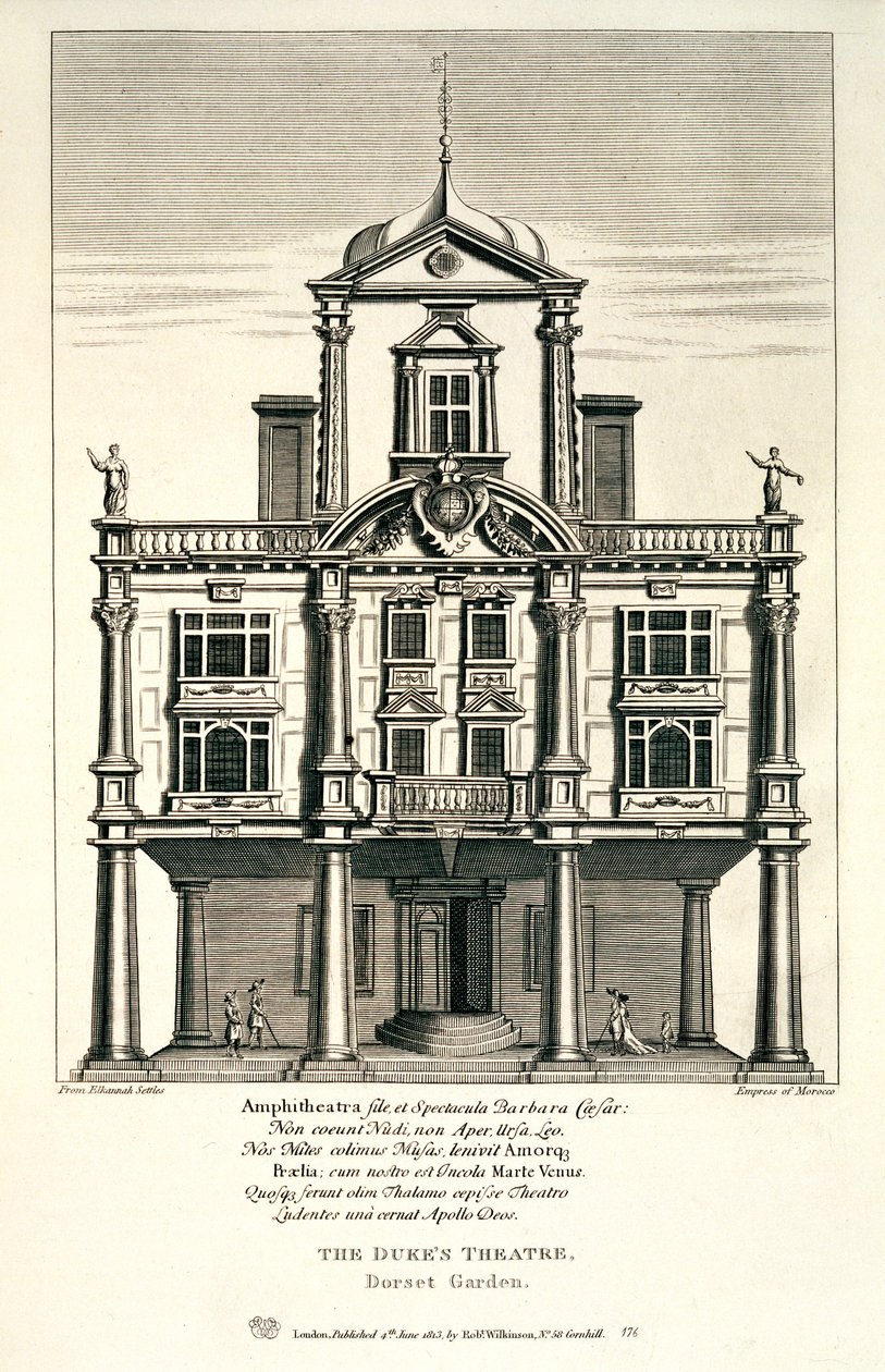 En scen från kejsarinnan av Marocko av Elkanah Settle, 1813 av English School
