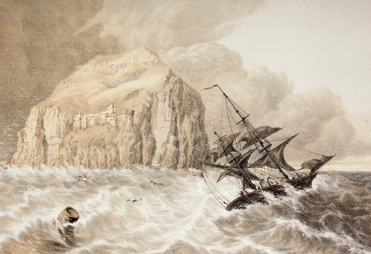 A Shipwreck against the Bass Rock, Firth of Forth, från 
