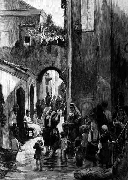 A Street Fountain, Catanzaro, Italien, från 