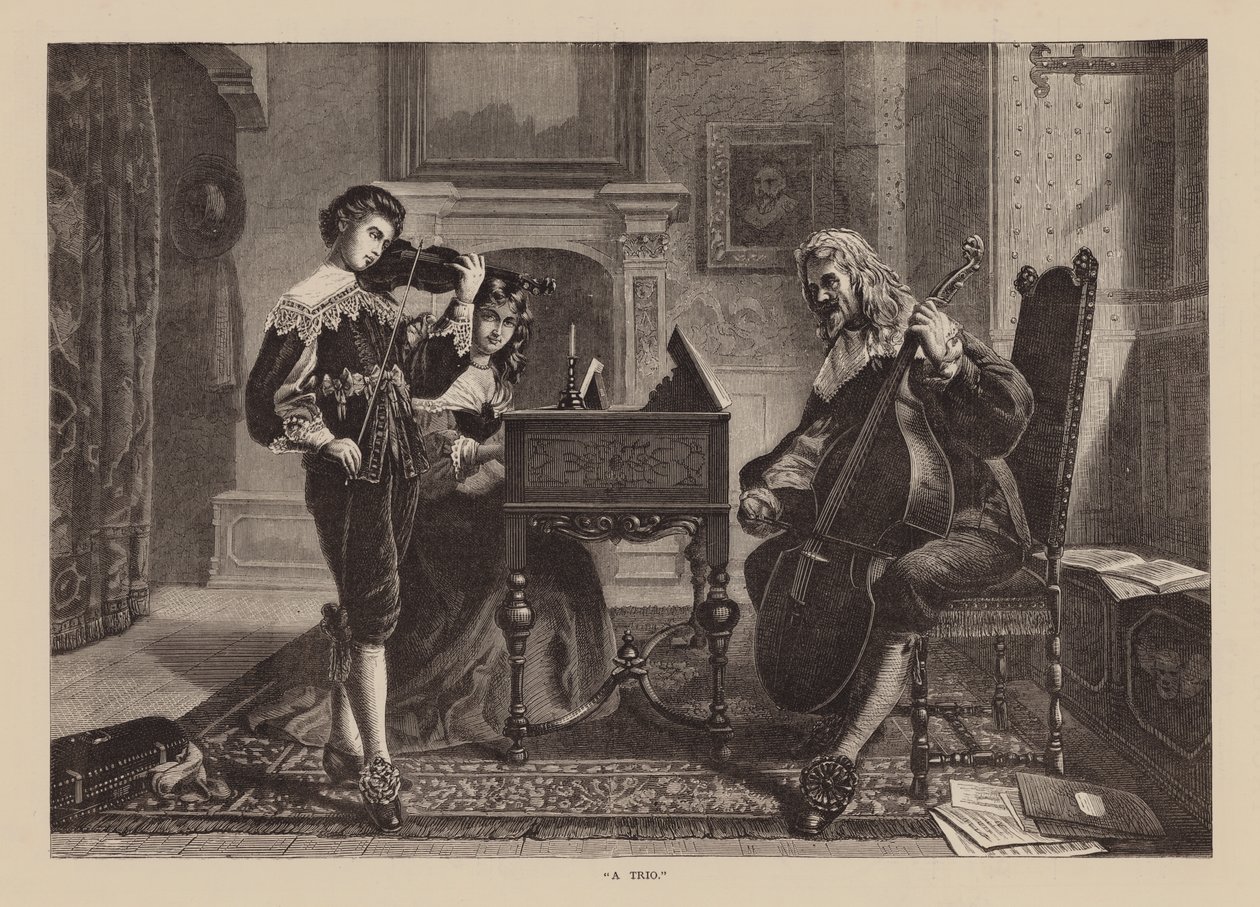 "A Trio" (gravyr) av English School