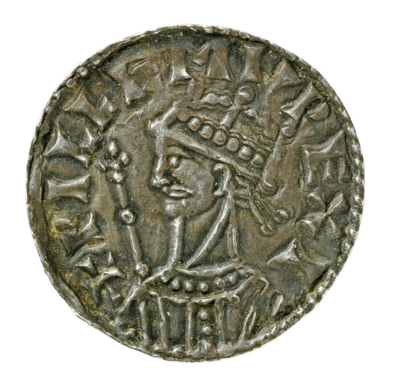 Ett öre, från Vilhelm I:s regeringstid (silver) av English School