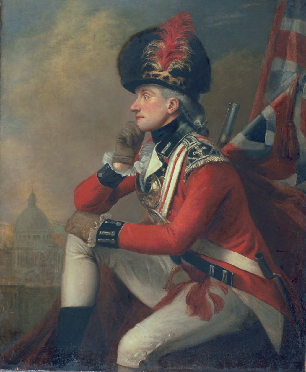 En soldat, kallad major John Andre av English School