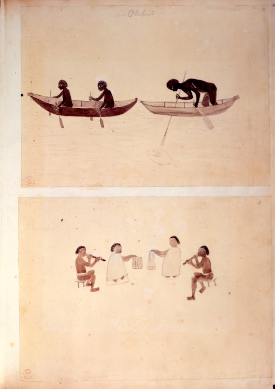 Add.15508 fol.10 Aboriginernas fiske, från 