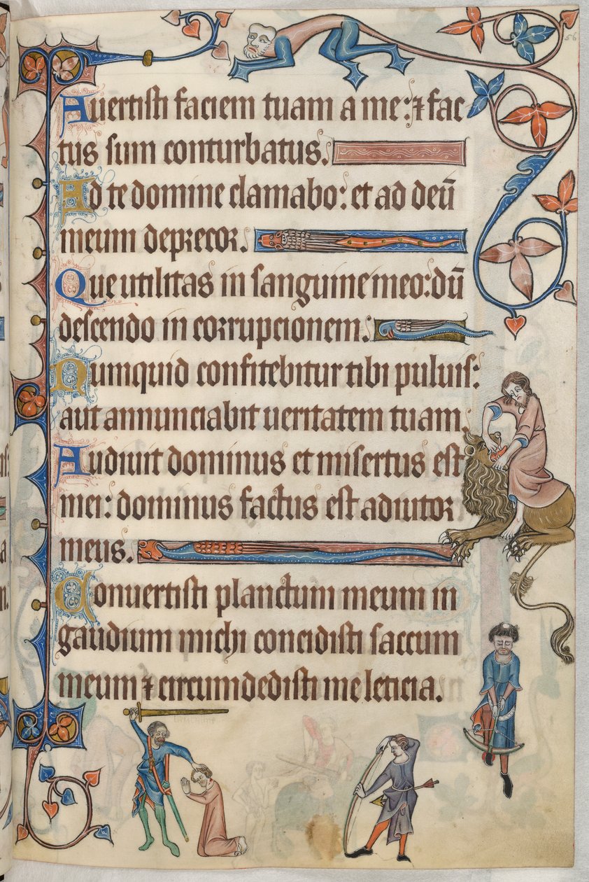 Lägg till. 42130, f.56, Psalm 29, Avrättning av Thomas av Lancaster, från 