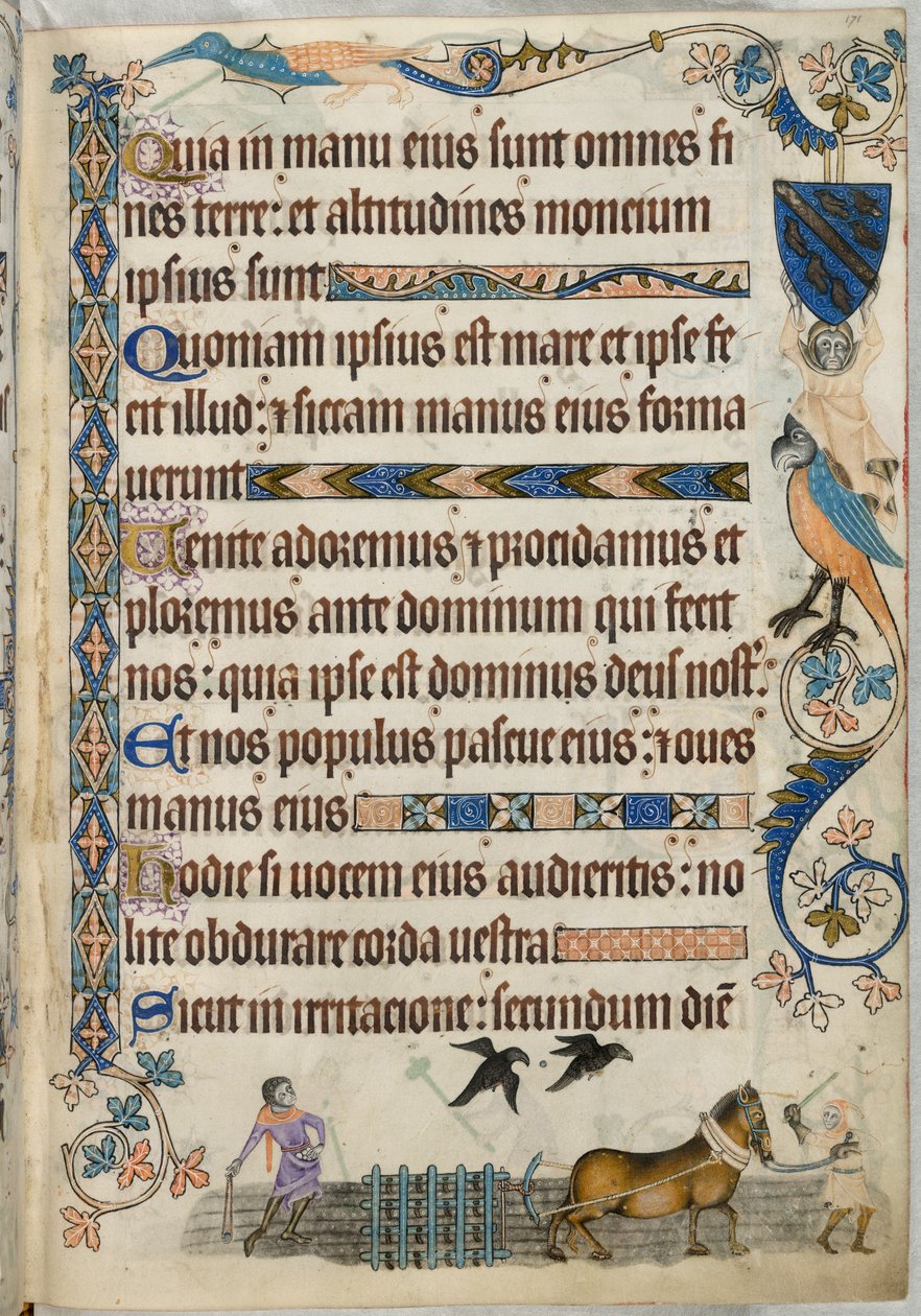 Lägg till. 42130 fol.171 Harrowing, från 