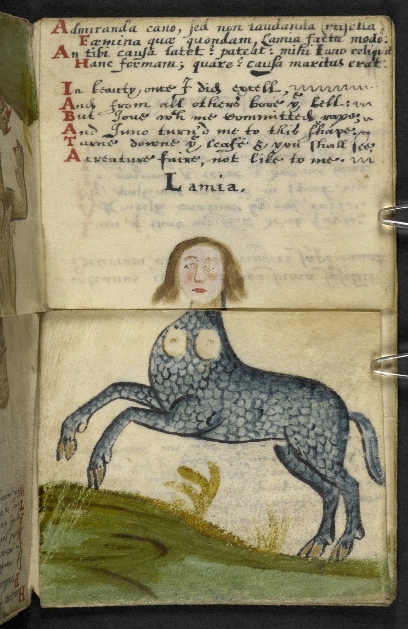 Lägg till MS 57312 f.13 spelbok (bläck & färg på veläng) av English School