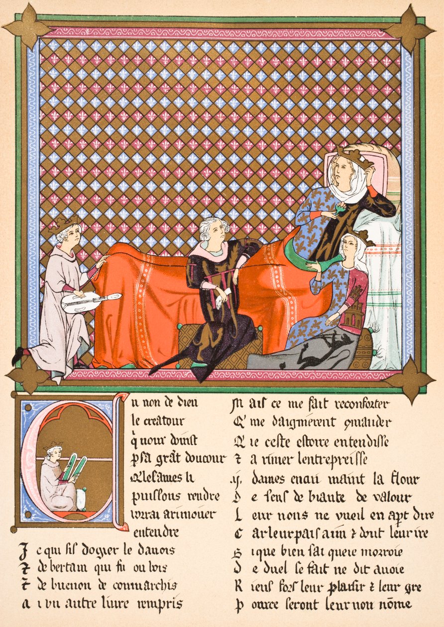 Adenez, kungen av minstrarna, 1878 av English School