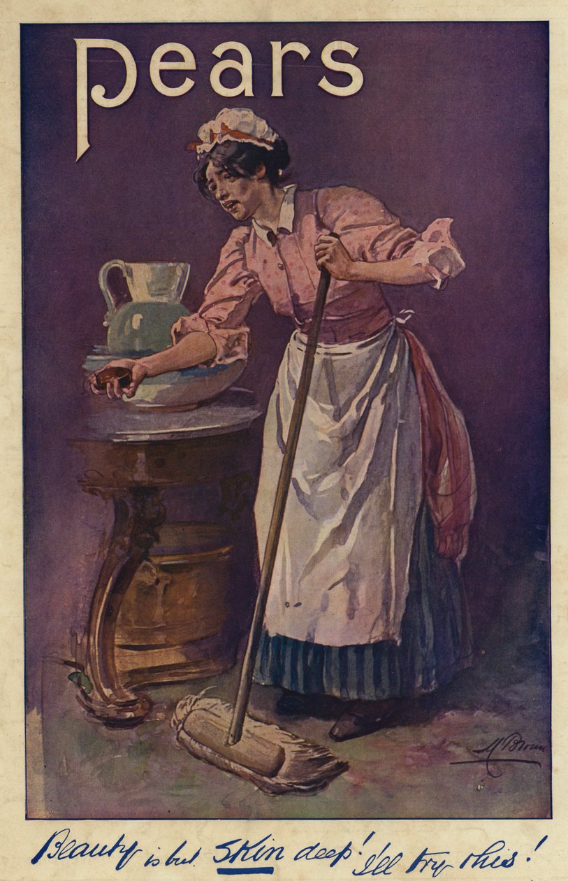 Annons, Pears Soap (färglitografi) av English School