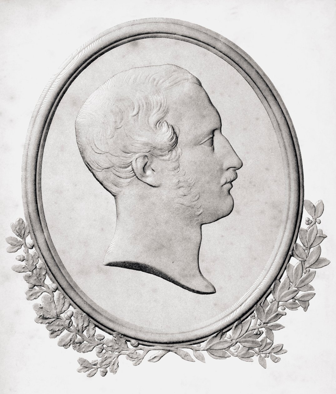 Albert, Prince Consort of Great Britain and Ireland, graverad av C. Chabot, från 