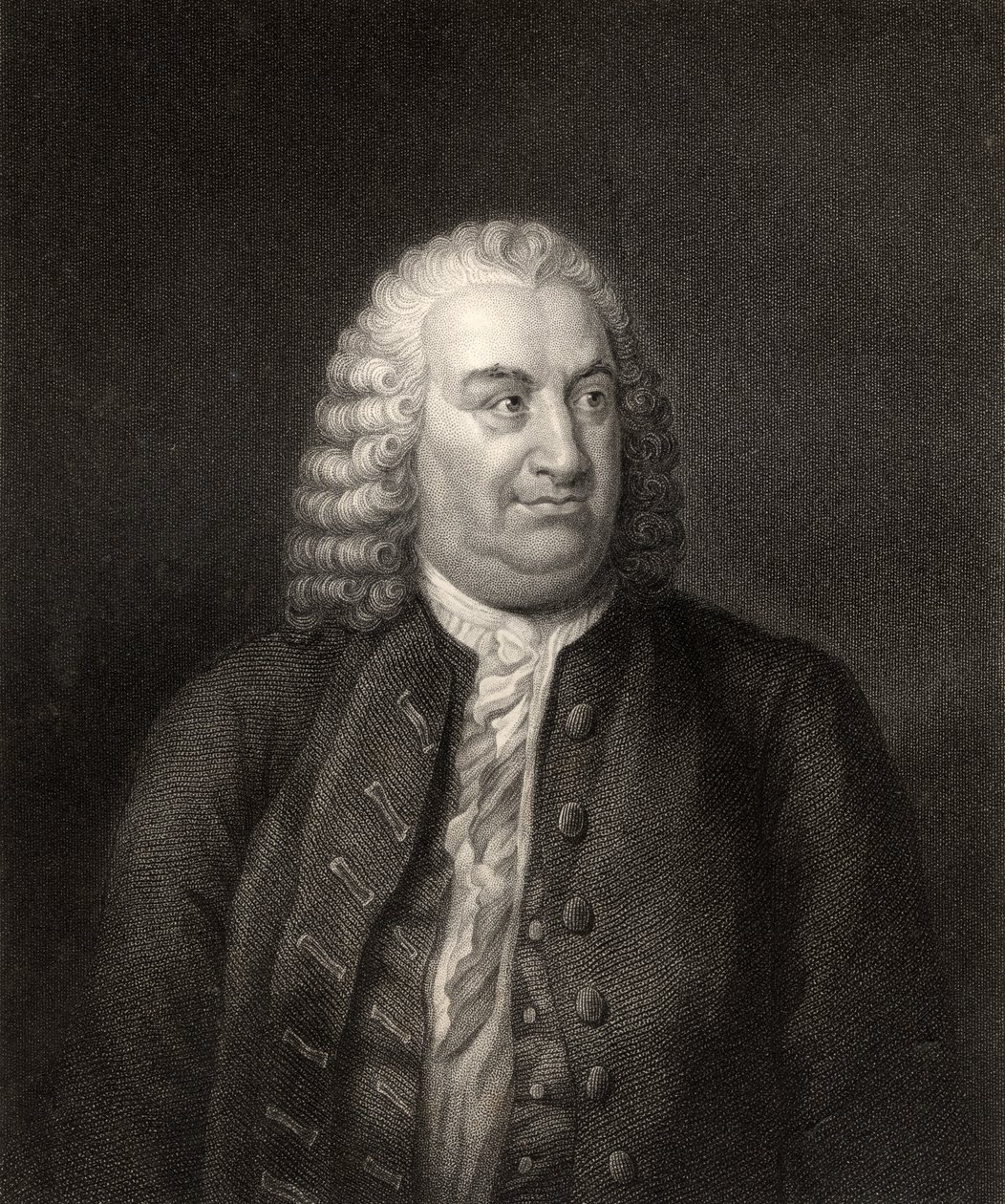 Albert de Haller, graverad av W. Holl, från 
