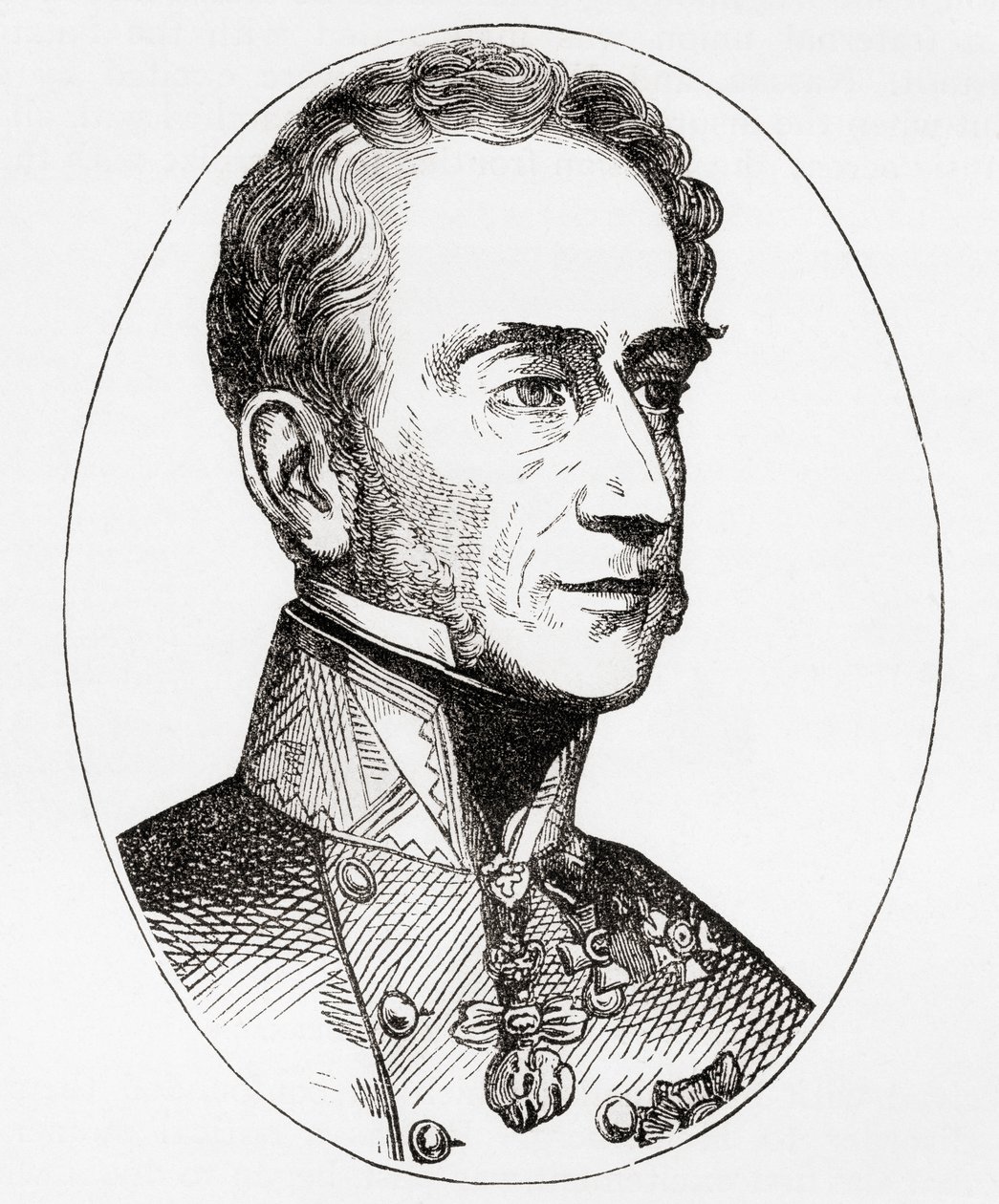 Alfred Candidus Ferdinand, prins av Windisch-Gratz, fältmarskalk i den österrikiska armén, från Ward and Lock