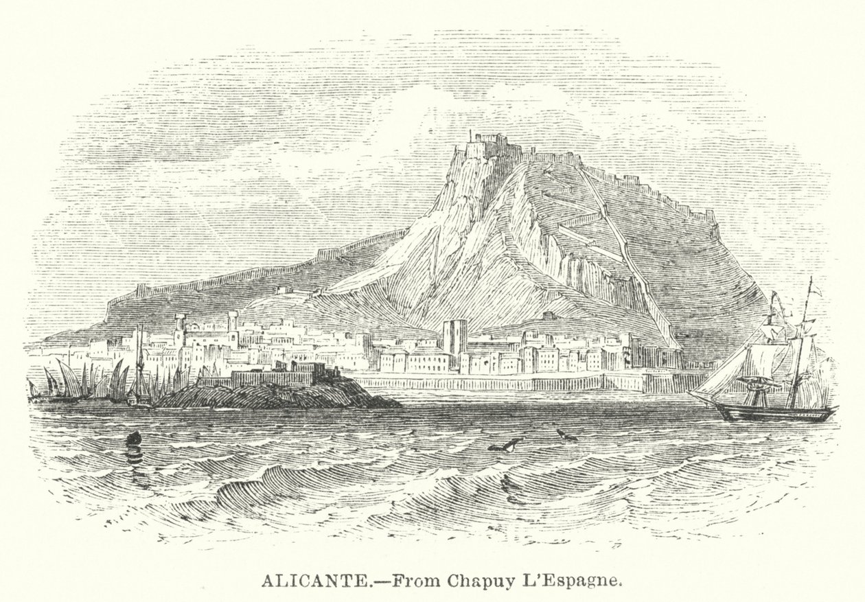 Alicante (gravyr) av English School