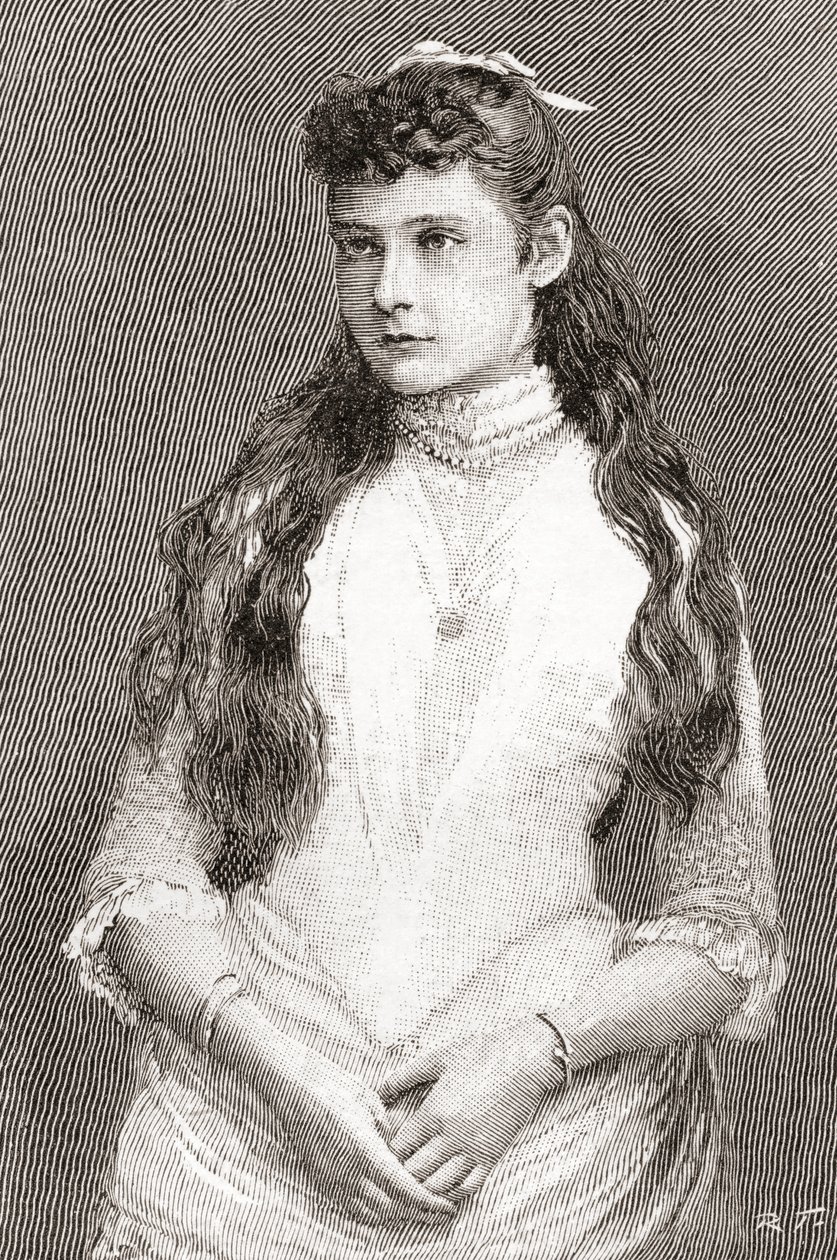 Alix av Hessen och av Rhen senare Alexandra Feodorovna av English School