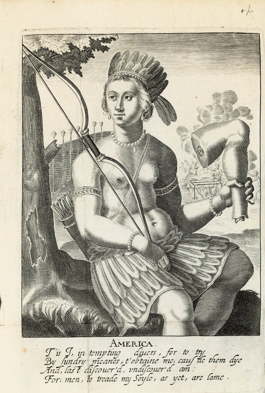 America Painted to the Life: The True History of the Spanjors Proceedings in the Conquests of the Indians, av Sir Ferdinando Gorges och andra av English School