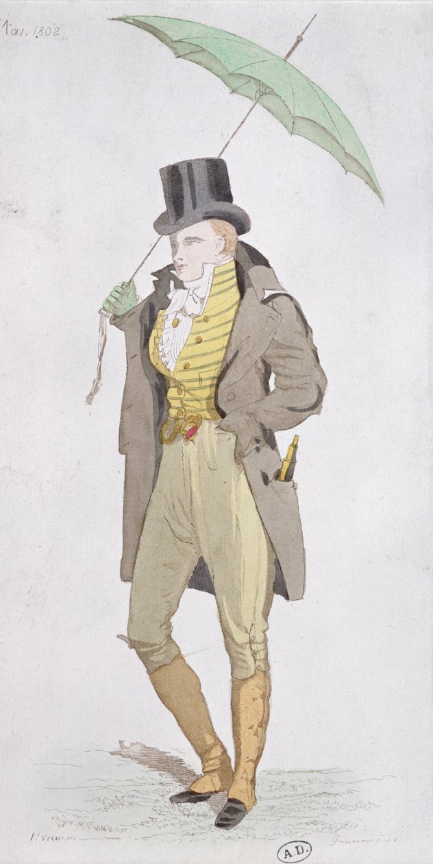 En engelsk dandy, c.1802 av English School