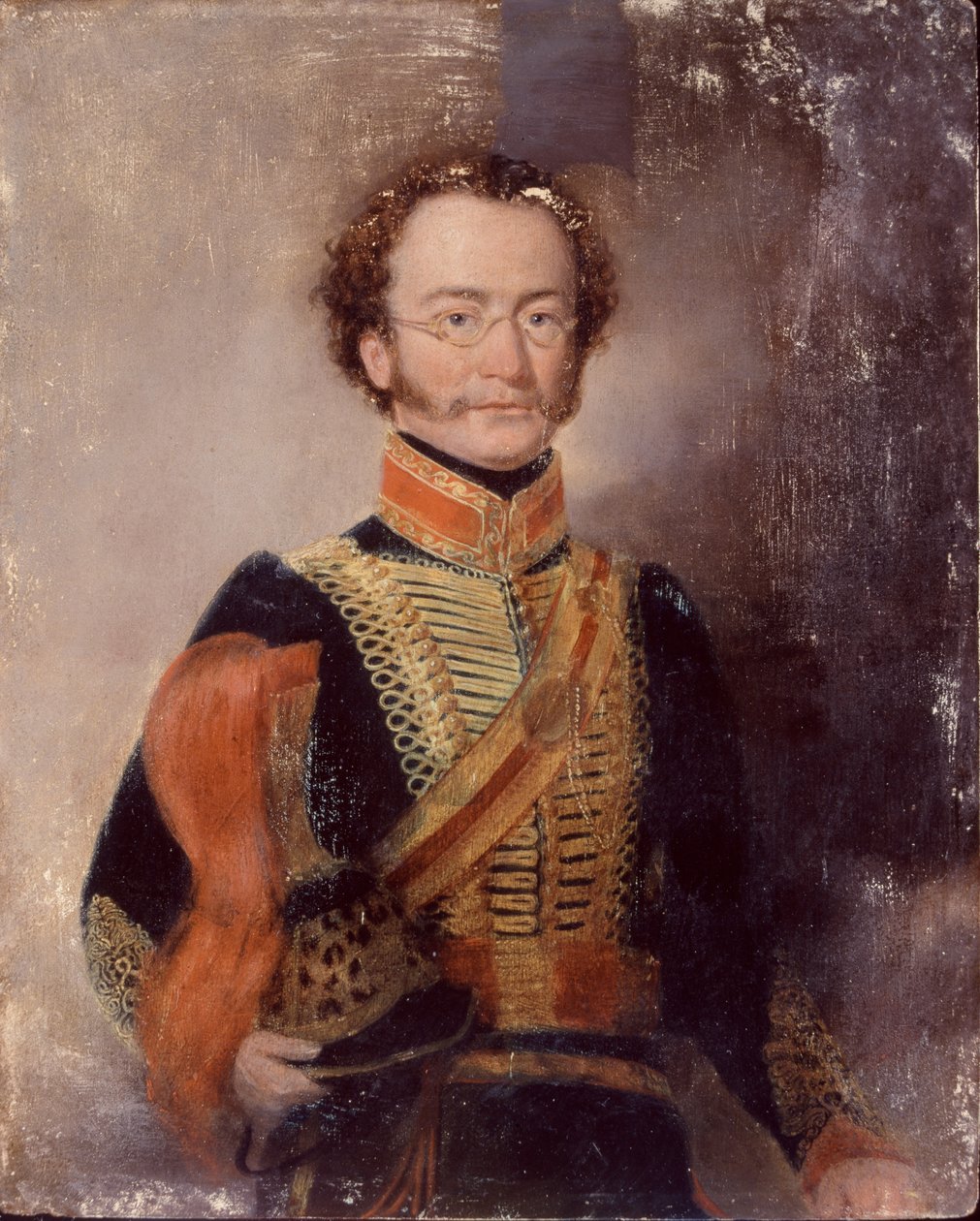 En oidentifierad officer, Regiment of Bombay Horse Artillery, ca 1840 av English School
