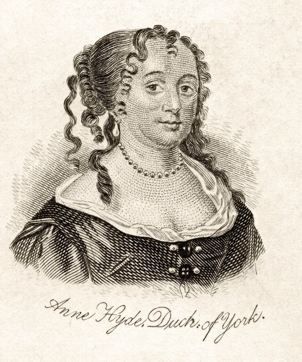 Anne Hyde, hertiginna av York, från 