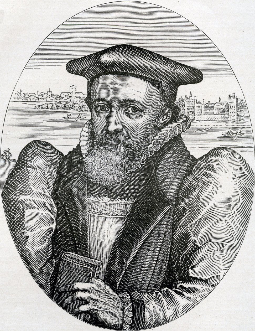 Ärkebiskop Abbot efter Simon Pass från History of the British People av English School