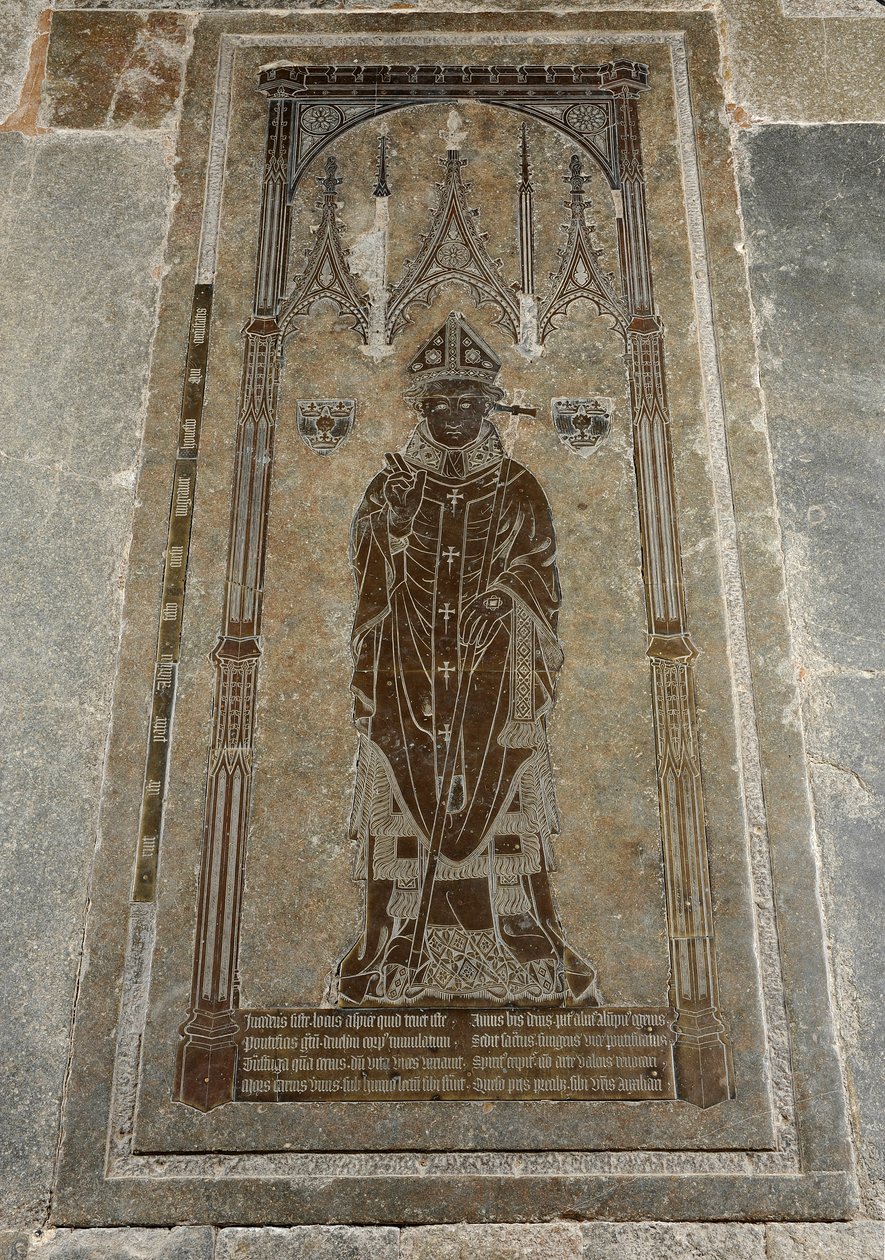 Ärkebiskop Thomas Cranley, 1417 (mässing) av English School