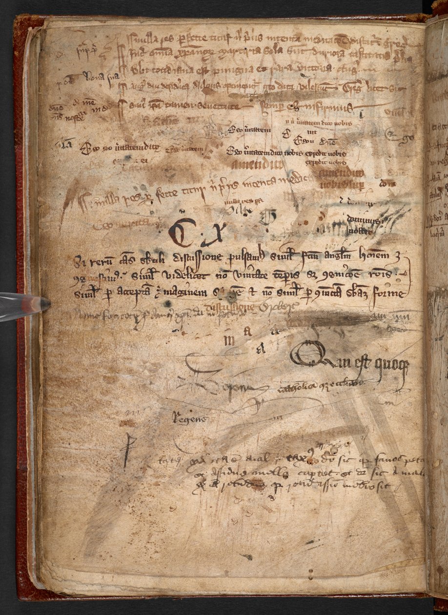 Arundel 292, f.114v Inskription 